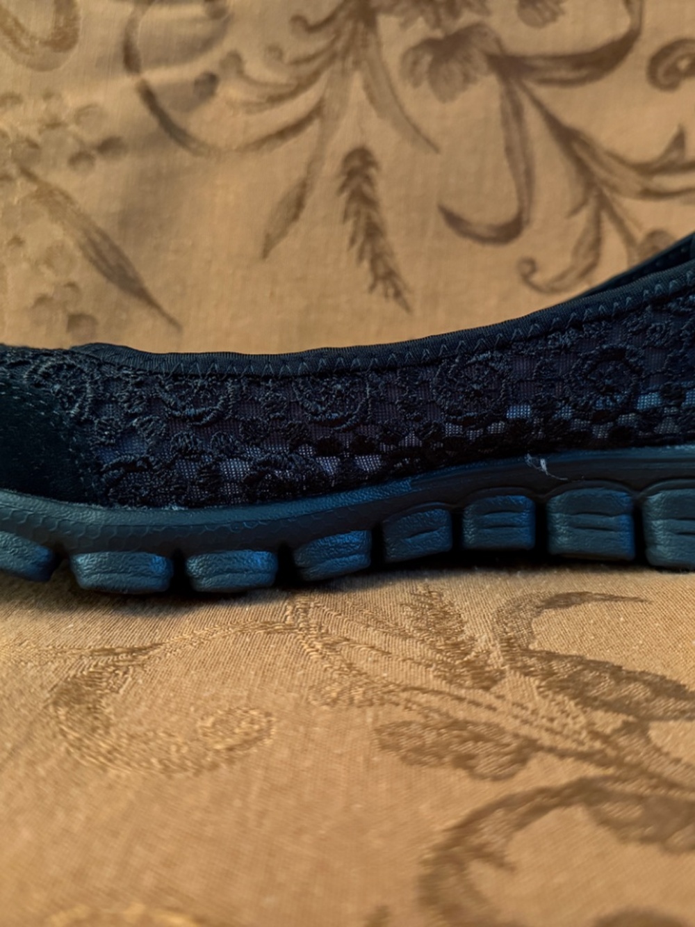 Skechers EZ Flex 2-Flighty black slip on ballet flats sz 9 - Picture 4 of 11